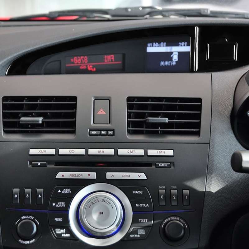 For Mazda 3 Axela 2010-2013 Car Central Display Screen with USB Decorative Sticker, Right Drive