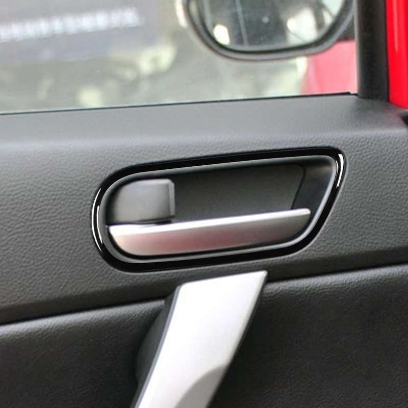 For Mazda 3 Axela 2010-2013 4 in 1 Car Door Handle Decorative Sticker, Left and Right Drive Universa