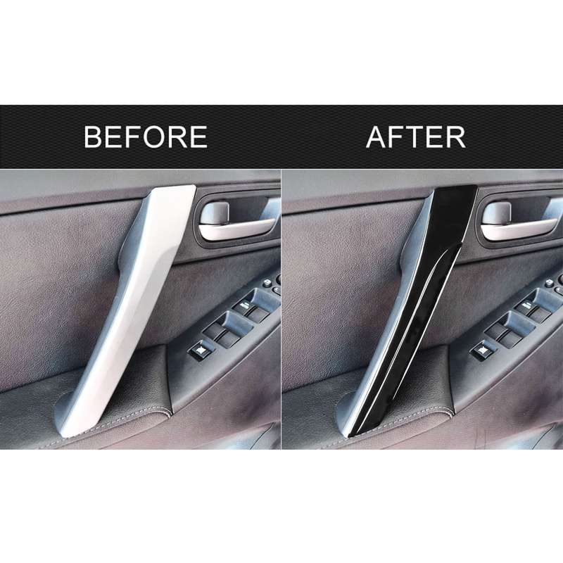 For Mazda 3 Axela 2010-2013 8 in 1 Car Door Push Handle Decorative Sticker, Left and Right Drive Uni