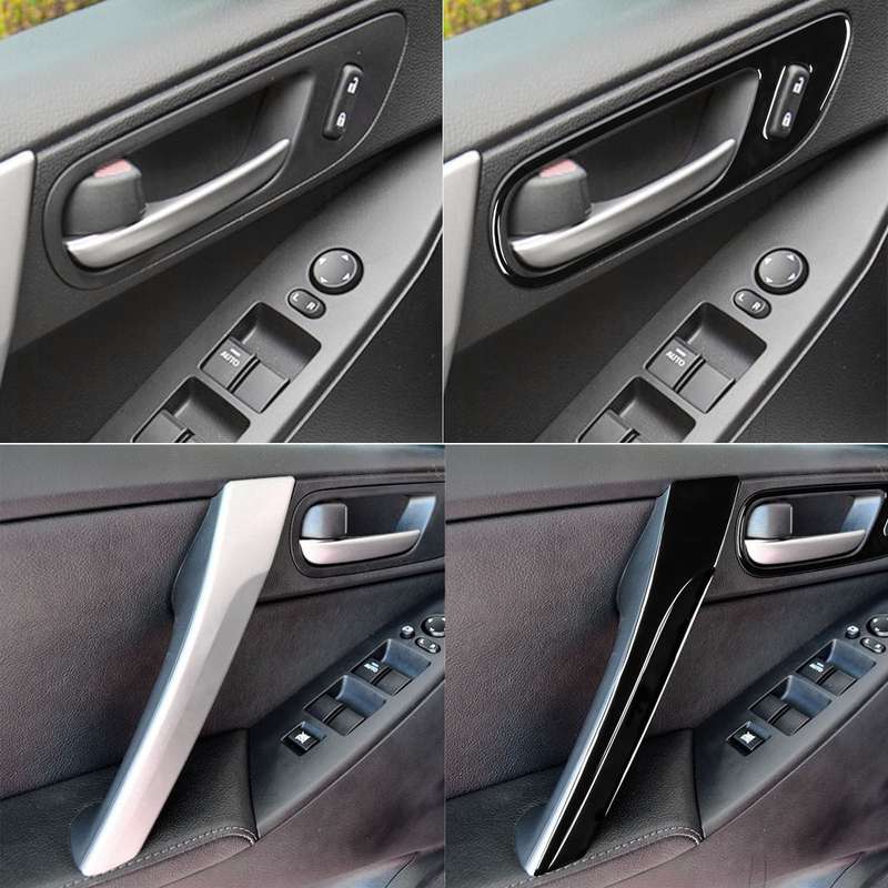 For Mazda 3 Axela 2010-2013 12 in 1 Car Door Handle Set Decorative Sticker, Left and Right Drive Uni