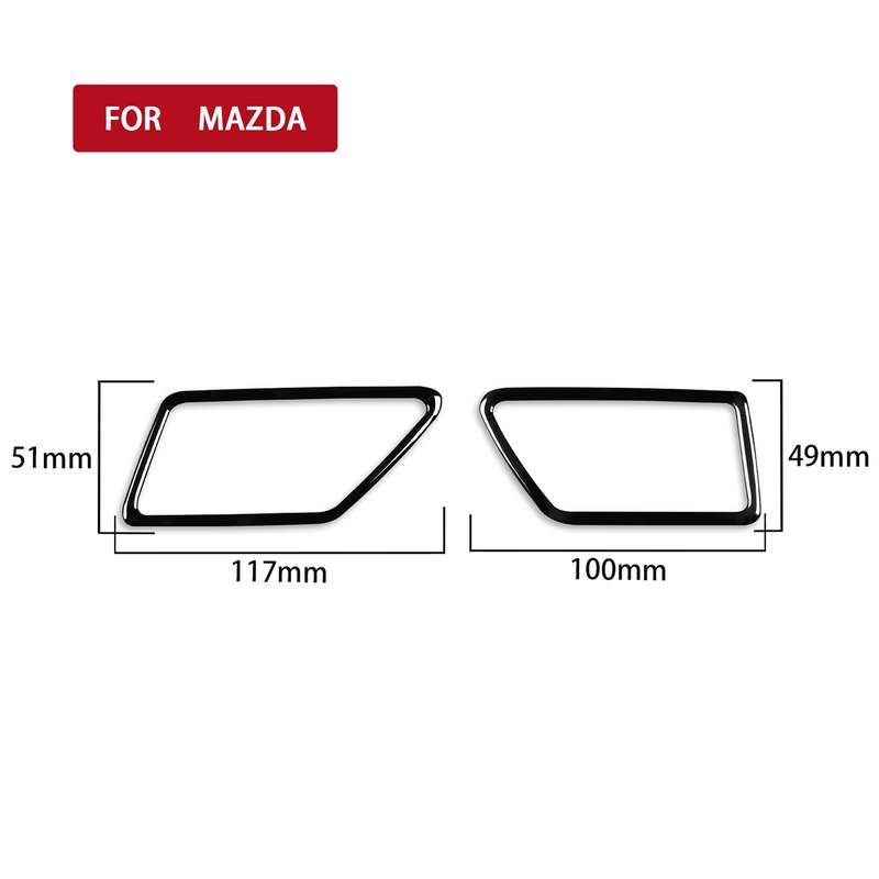 For Mazda 3 Axela 2010-2013 Car Defogging Vent Decorative Sticker, Left Drive