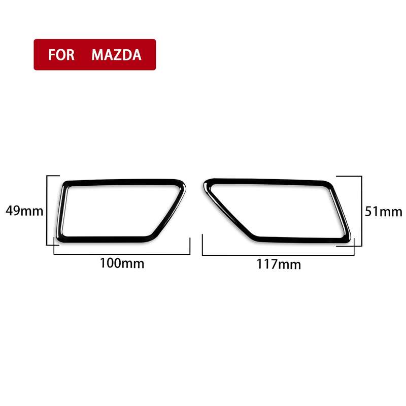 For Mazda 3 Axela 2010-2013 Car Defogging Vent Decorative Sticker, Right Drive