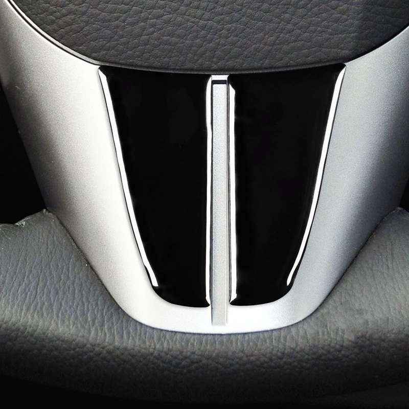 For Mazda 3 Axela 2010-2013 Car Steering Wheel Below Decorative Sticker, Left and Right Drive Univer