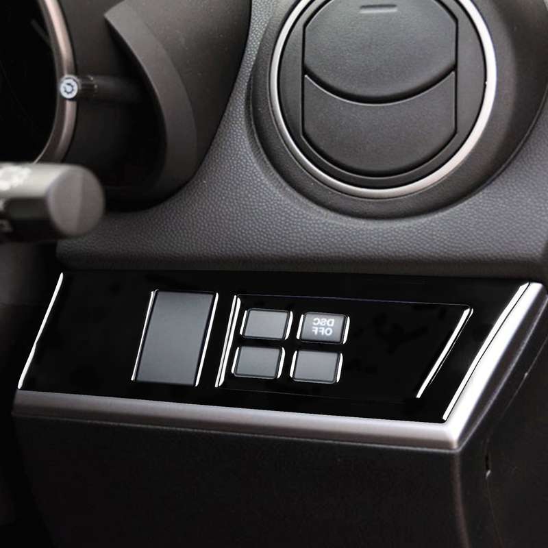 For Mazda 3 Axela 2010-2013 Car Headlight Switch Panel Set Decorative Sticker, Right Drive