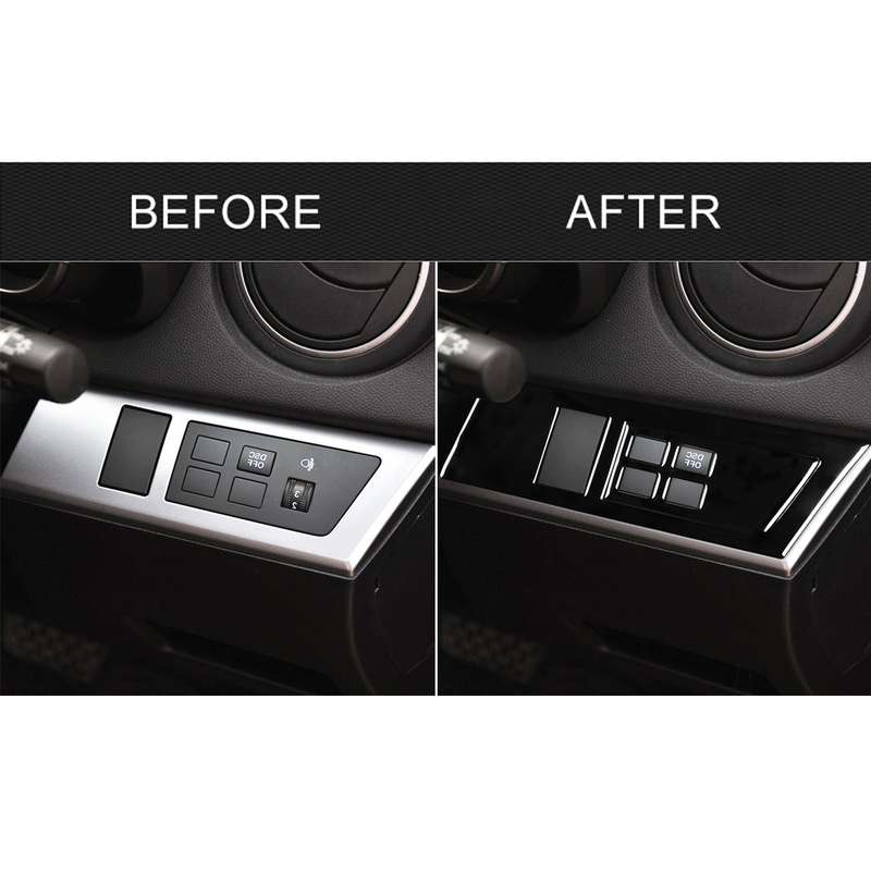 For Mazda 3 Axela 2010-2013 Car Headlight Switch Panel Set Decorative Sticker, Right Drive