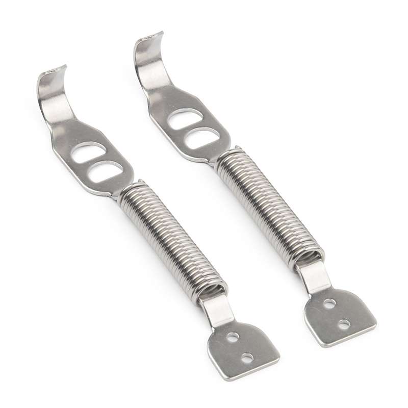 Universal Car Hood Tunning Boot Bonnet Springs Clips Pin Kit Hood Lock