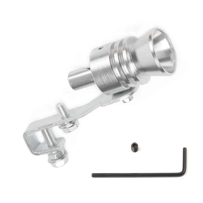 Universal Aluminum Turbo Sound Exhaust Muffler Pipe Whistle Car / Motorcycle Simulator Whistler, ...