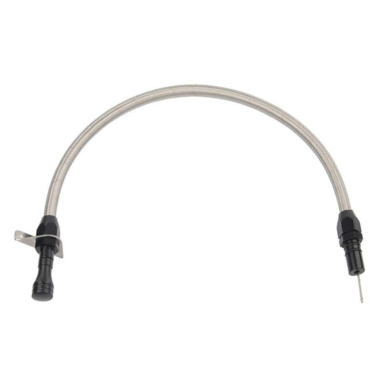 Car Flexible Stainless Transmission Gearbox Oil Dipstick 530mm Oil Measuring Rod for Chevrolet(Black