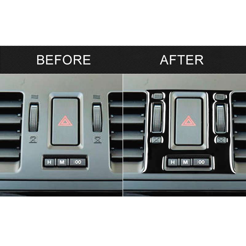 For Mazda 3 Axela 2010-2013 Car Emergency Light Switch A Decorative Sticker, Left and Right Drive Un
