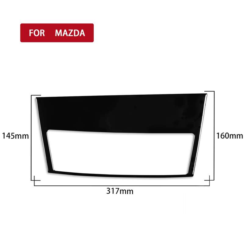 For Mazda 3 Axela 2010-2013 Car Central Vent Decorative Sticker, Right Drive