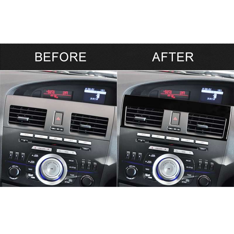 For Mazda 3 Axela 2010-2013 Car Central Vent Decorative Sticker, Right Drive