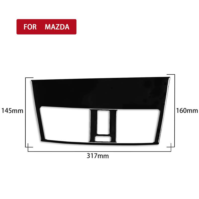 For Mazda 3 Axela 2010-2013 2 in 1 Car Central Vent Set B Decorative Sticker, Right Drive
