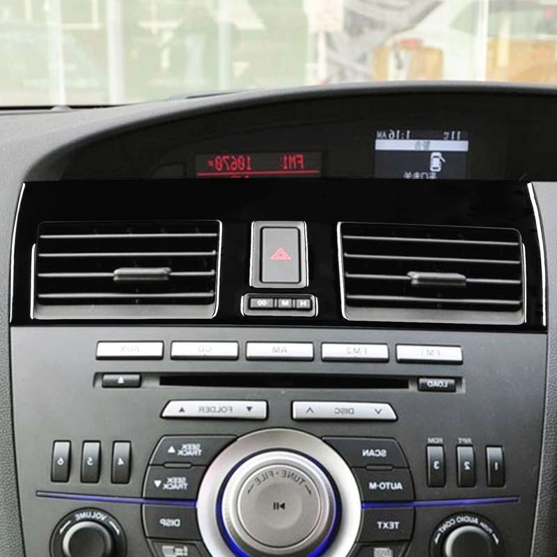 For Mazda 3 Axela 2010-2013 2 in 1 Car Central Vent Set B Decorative Sticker, Right Drive
