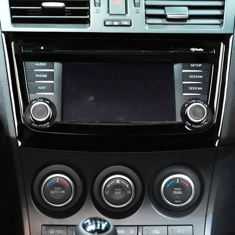 For Mazda 3 Axela 2010-2013 Car Navigation Panel Decorative Sticker, Left and Right Drive Universal