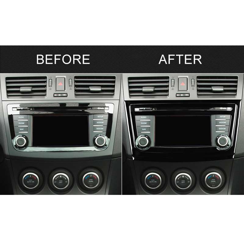 For Mazda 3 Axela 2010-2013 Car Navigation Panel Decorative Sticker, Left and Right Drive Universal