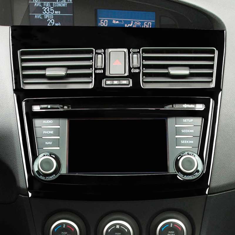 For Mazda 3 Axela 2010-2013 5 in 1 Car Central Control Navigation Set A Decorative Sticker, Left Dri