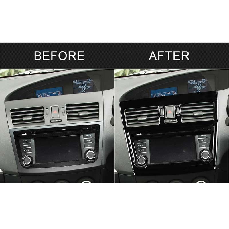 For Mazda 3 Axela 2010-2013 5 in 1 Car Central Control Navigation Set A Decorative Sticker, Right Dr
