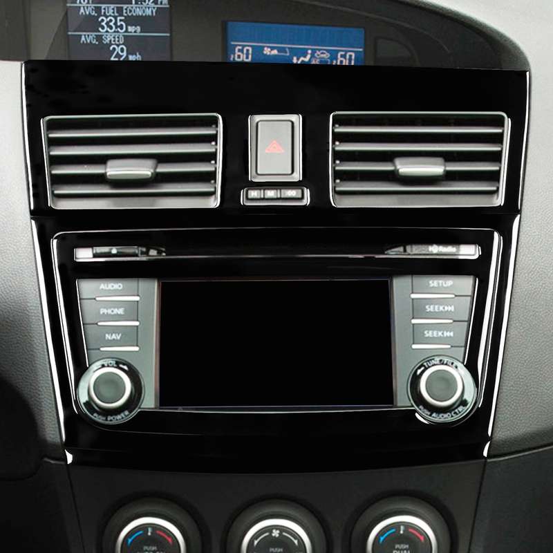 For Mazda 3 Axela 2010-2013 5 in 1 Car Central Control Navigation Set B Decorative Sticker, Left Dri