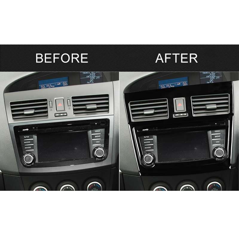 For Mazda 3 Axela 2010-2013 5 in 1 Car Central Control Navigation Set B Decorative Sticker, Right Dr