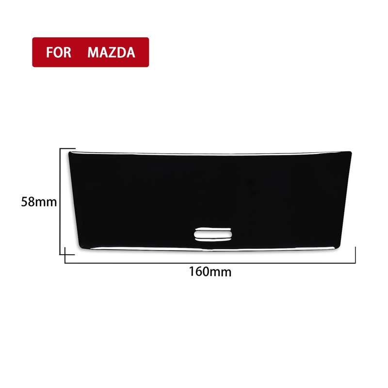 For Mazda 3 Axela 2010-2013 Car Cigarette Lighter Cover Decorative Sticker, Left and Right Drive Uni