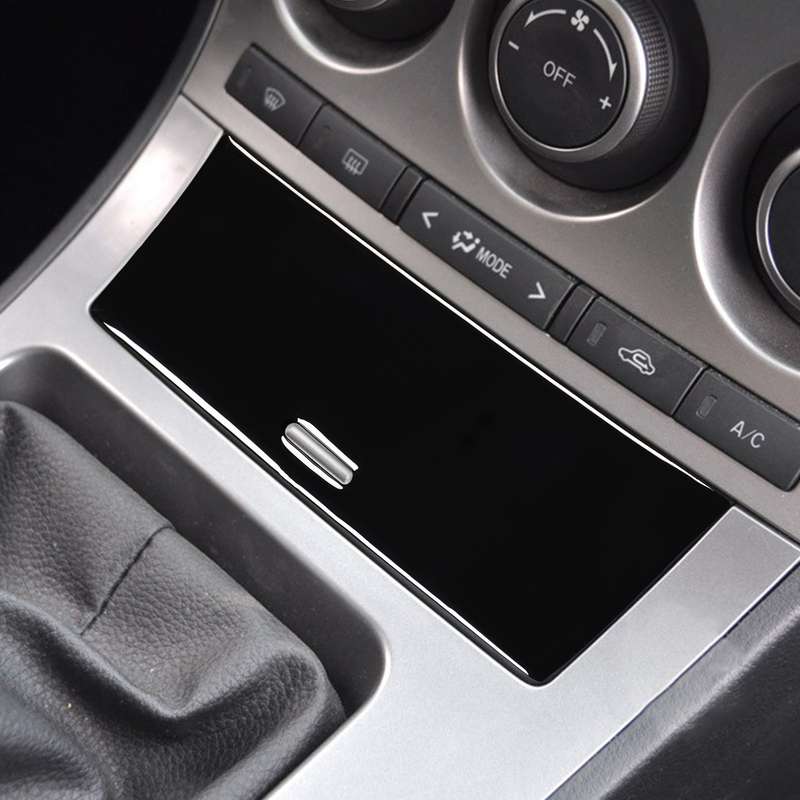 For Mazda 3 Axela 2010-2013 Car Cigarette Lighter Cover Decorative Sticker, Left and Right Drive Uni