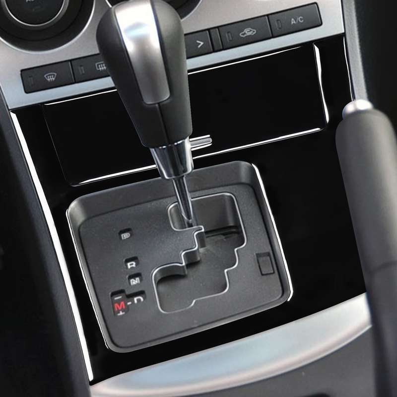 For Mazda 3 Axela 2010-2013 2 in 1 Car Gear Frame Set A Decorative Sticker, Left Drive