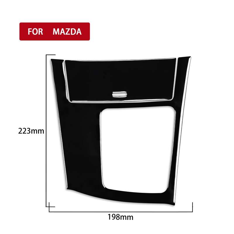 For Mazda 3 Axela 2010-2013 2 in 1 Car Gear Frame Set A Decorative Sticker, Right Drive
