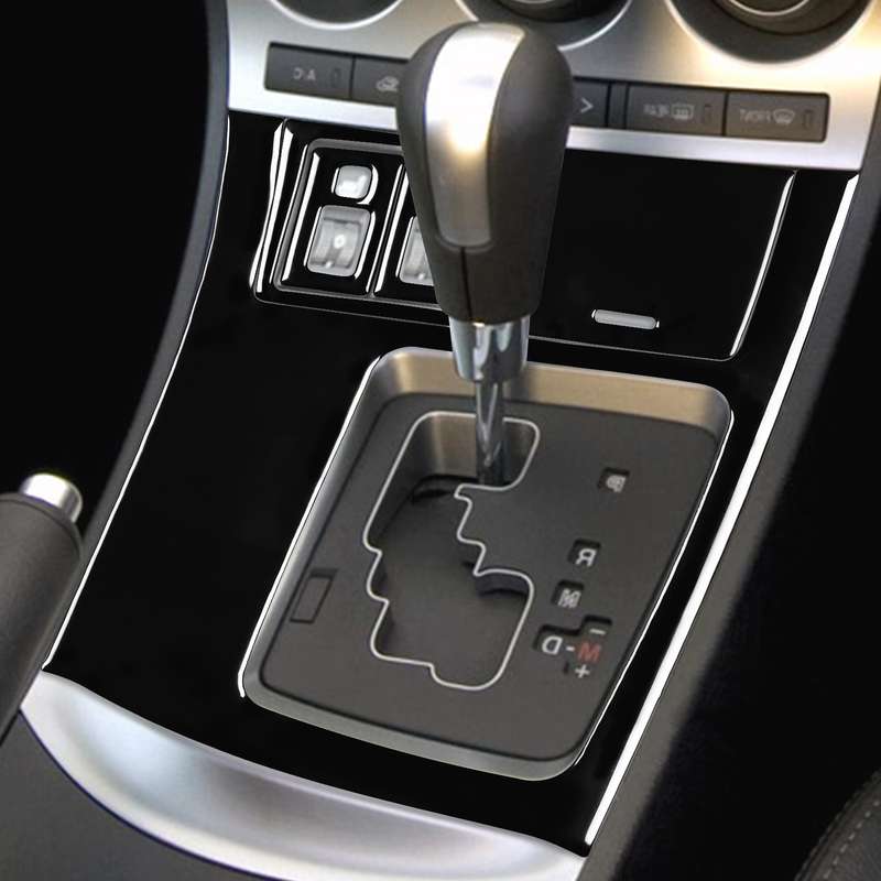 For Mazda 3 Axela 2010-2013 5 in 1 Car Gear Frame Set B Decorative Sticker, Right Drive