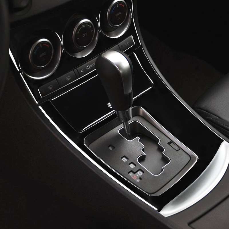 For Mazda 3 Axela 2010-2013 4 in 1 Car AC Gear Frame Set A Decorative Sticker, Left Drive