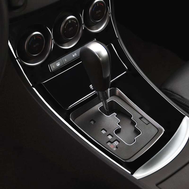 For Mazda 3 Axela 2010-2013 4 in 1 Car AC Gear Frame Set B Decorative Sticker, Left Drive