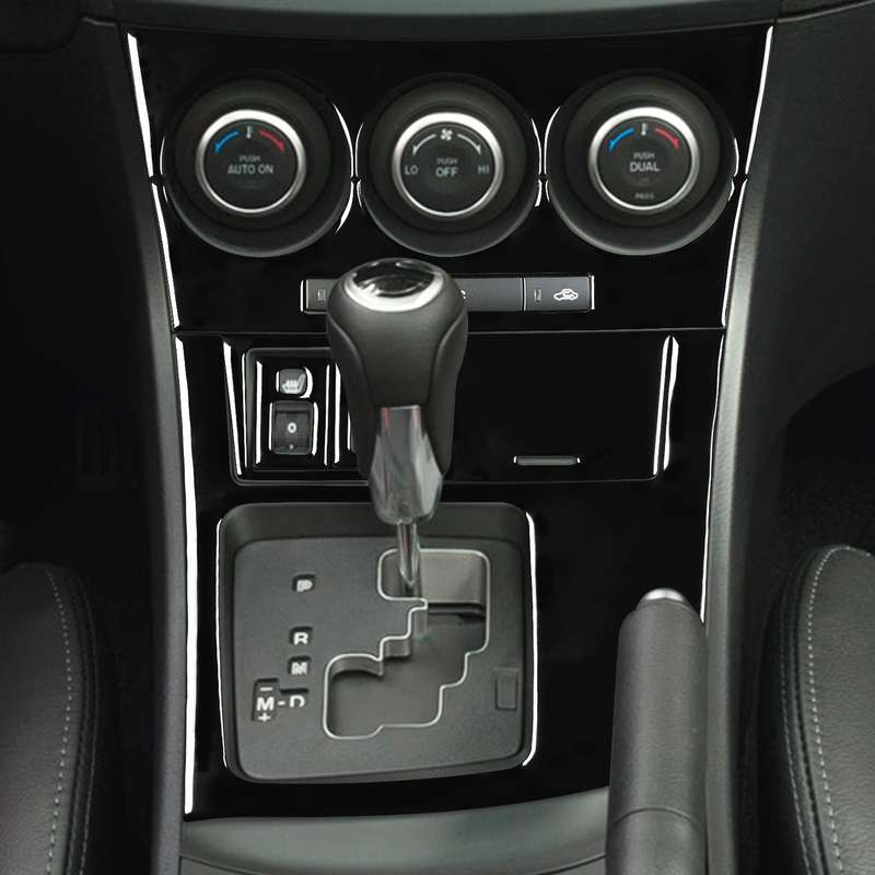 For Mazda 3 Axela 2010-2013 7 in 1 Car AC Gear Frame Set D Decorative Sticker, Left Drive