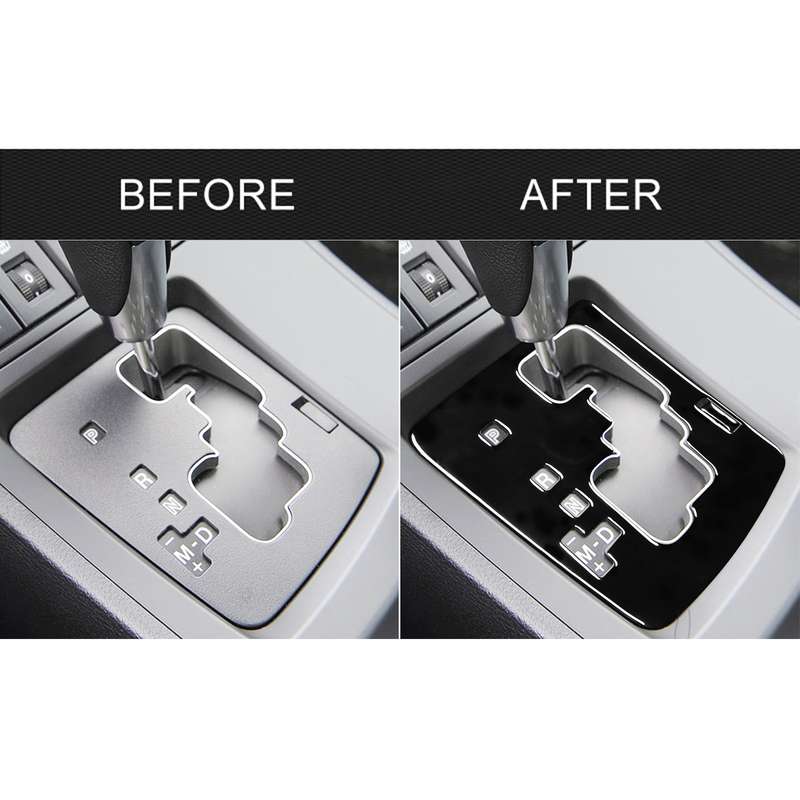 For Mazda 3 Axela 2010-2013 2 in 1 Car Gear Panel Decorative Sticker, Left Drive