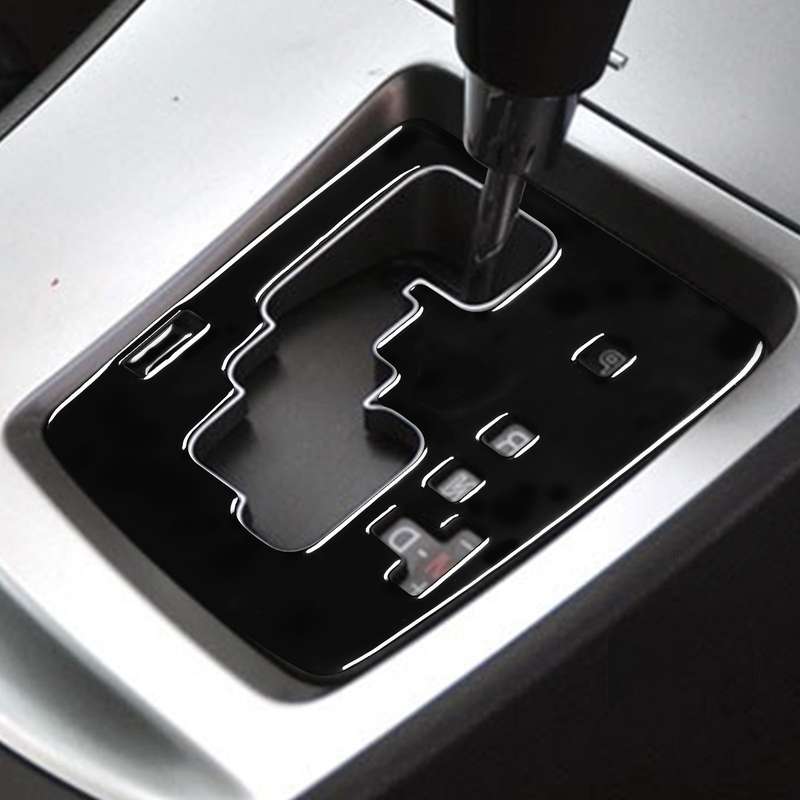 For Mazda 3 Axela 2010-2013 2 in 1 Car Gear Panel Decorative Sticker, Right Drive