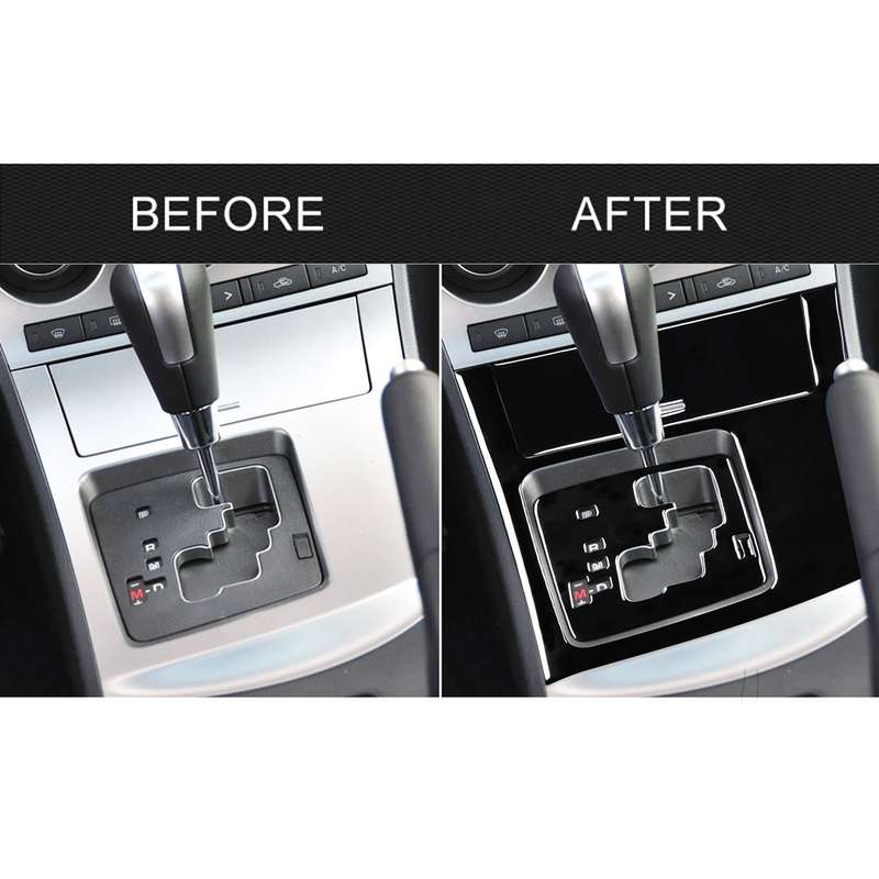 For Mazda 3 Axela 2010-2013 4 in 1 Car Gear Panel Set A Decorative Sticker, Left Drive