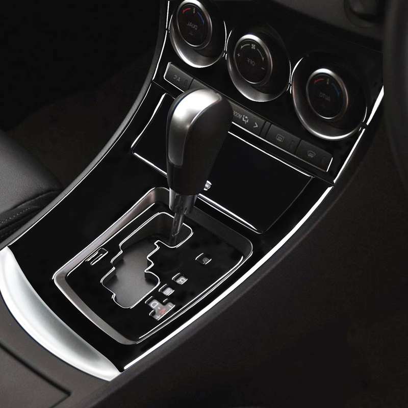 For Mazda 3 Axela 2010-2013 6 in 1 Car AC Gear Panel Set A Decorative Sticker, Right Drive