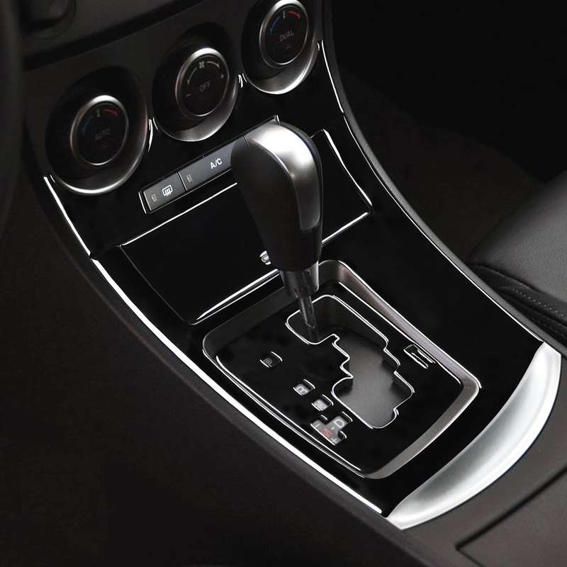 For Mazda 3 Axela 2010-2013 6 in 1 Car AC Gear Panel Set B Decorative Sticker, Left Drive