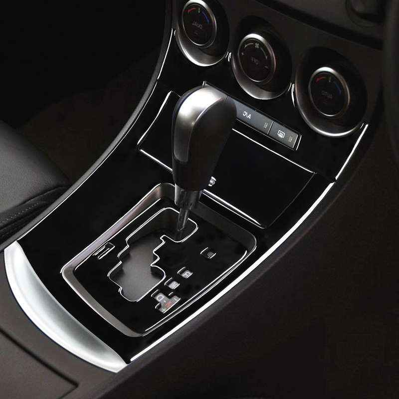For Mazda 3 Axela 2010-2013 6 in 1 Car AC Gear Panel Set B Decorative Sticker, Right Drive