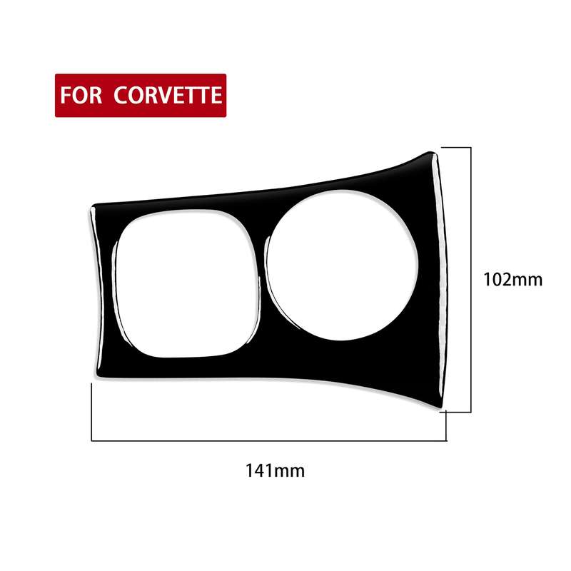 For Chevrolet Corvette C5 1998-2004 Car Key Panel Decorative Sticker, Left Drive