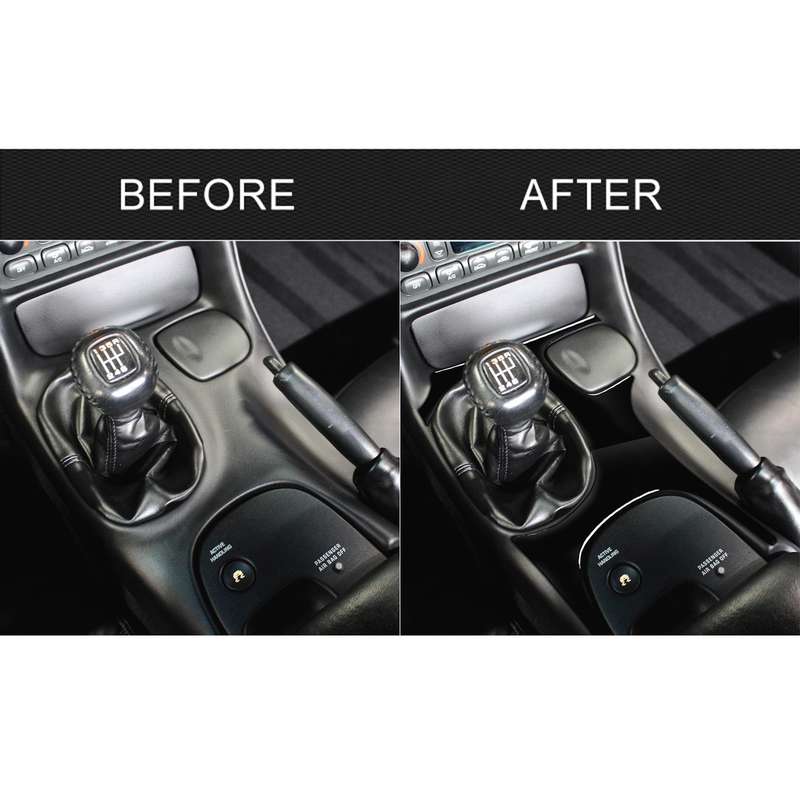 For Chevrolet Corvette C5 1998-2004 Car Gear Panel Decorative Sticker, Left Drive