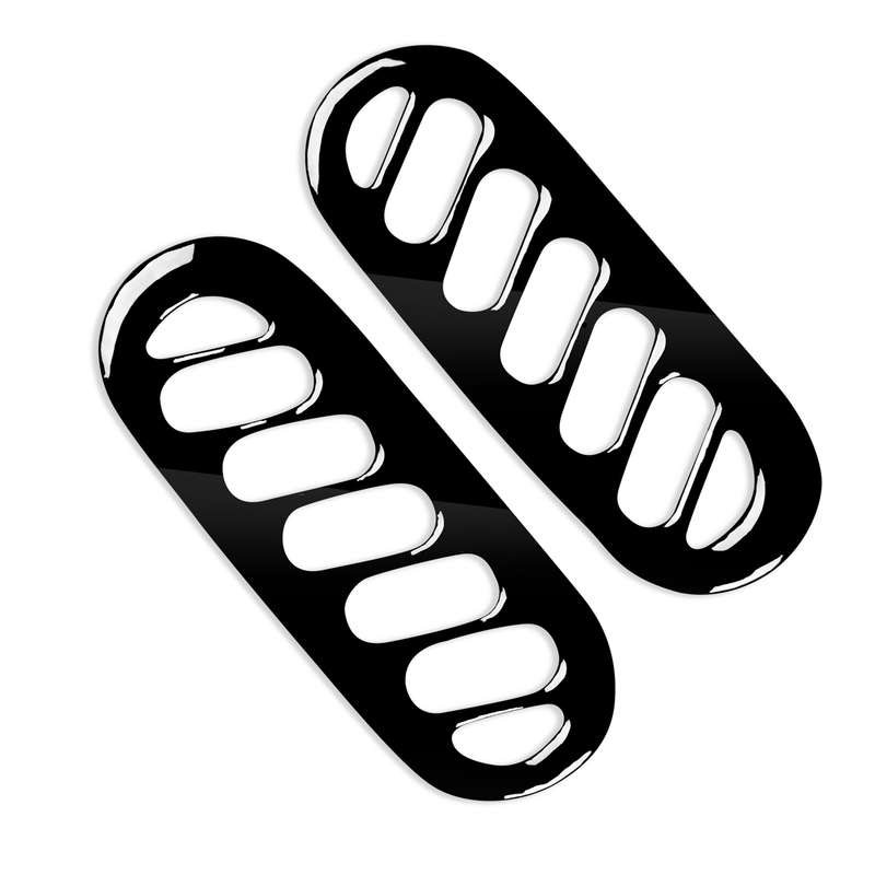 For Chevrolet Corvette C5 1998-2004 Car Side Door A-pillar Air Outlet Ring Decorative Sticker, Left