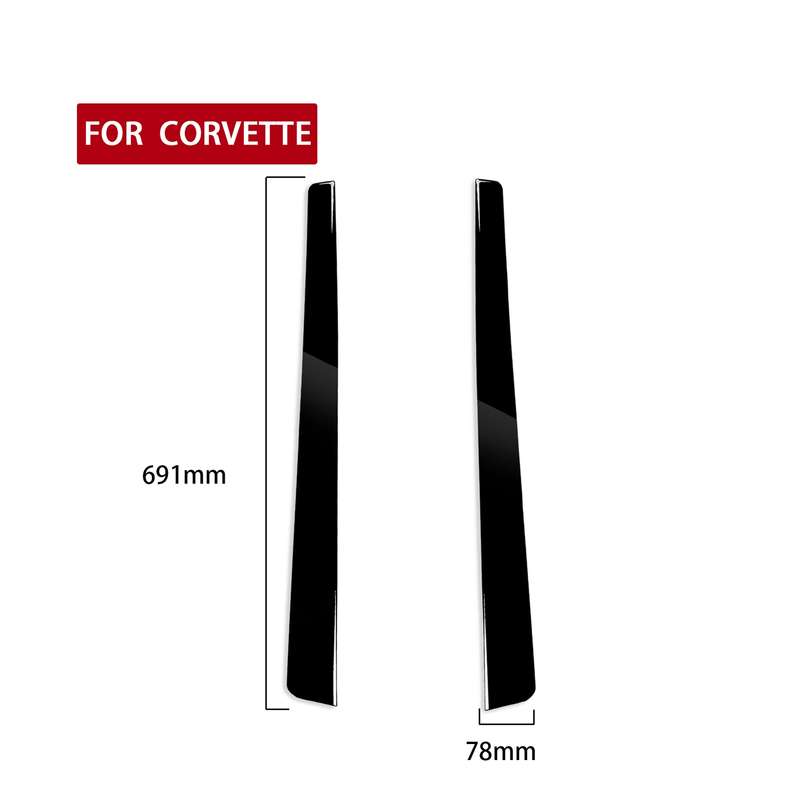 For Chevrolet Corvette C5 1998-2004 Car Threshold Decorative Sticker, Left Drive
