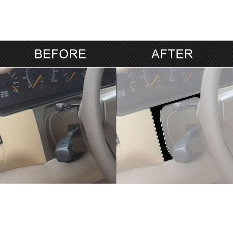 For Mercedes-Benz E-Class W210 1996-2002 Car Speedometer Below Decorative Sticker, Left Drive