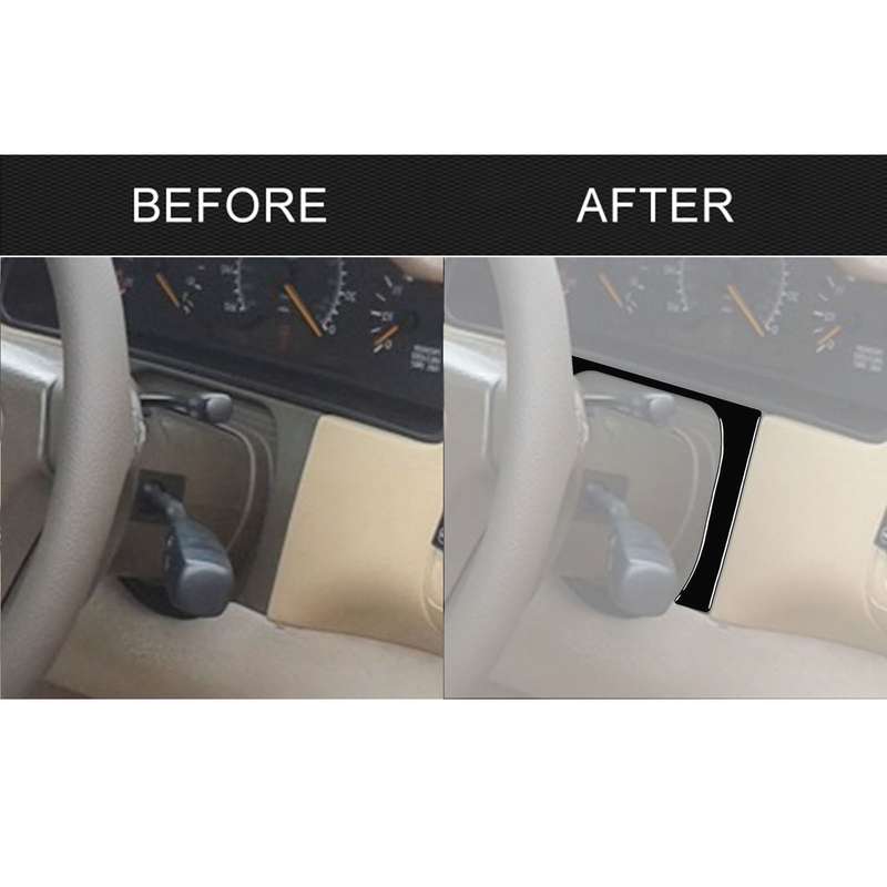For Mercedes-Benz E-Class W210 1996-2002 Car Speedometer Below Decorative Sticker, Right Drive