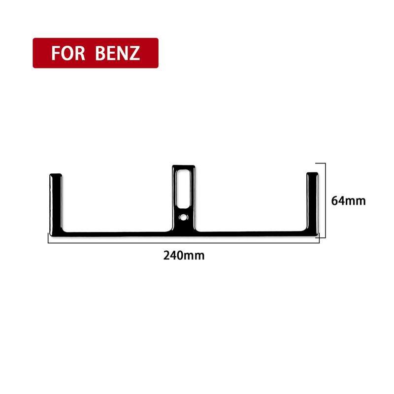 For Mercedes-Benz E-Class W210 1996-2002 Car Central AC Air Outlet Decorative Sticker, Left and Righ