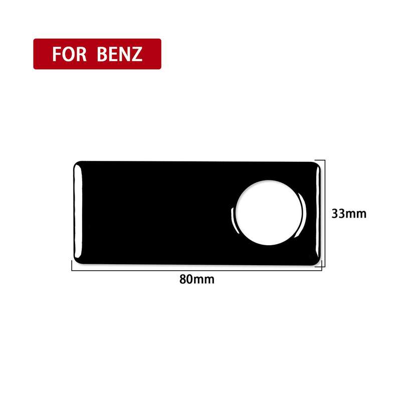 For Mercedes-Benz E-Class W210 1996-2002 Car Passenger Storage Box Switch Decorative Sticker, Left a