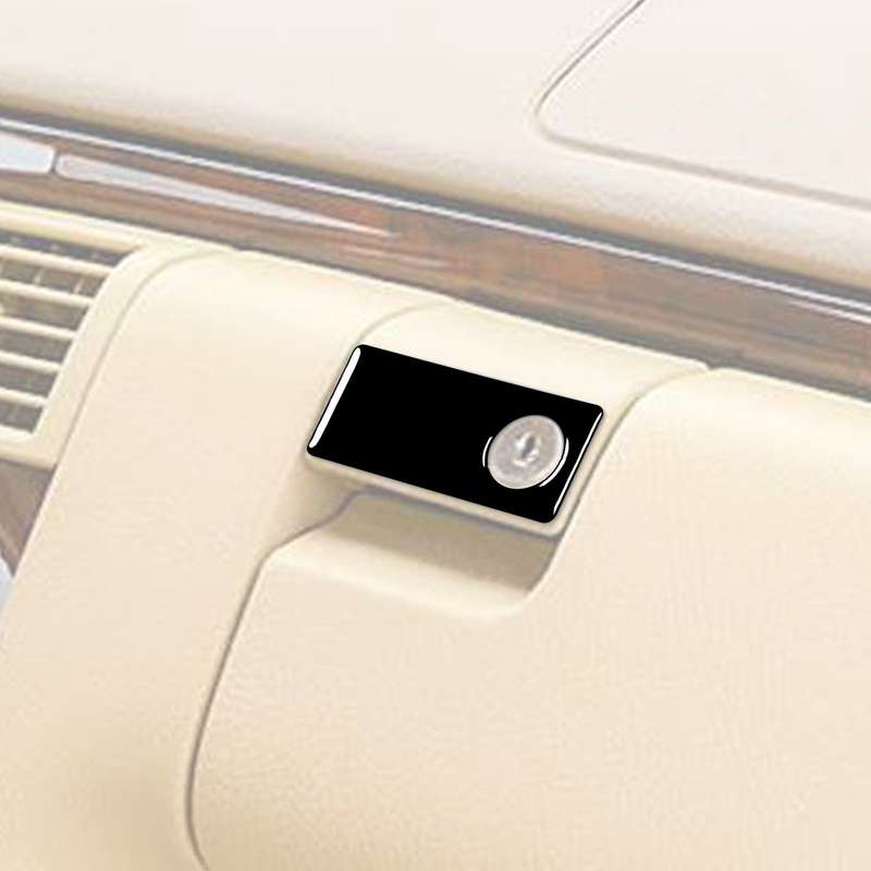 For Mercedes-Benz E-Class W210 1996-2002 Car Passenger Storage Box Switch Decorative Sticker, Left a