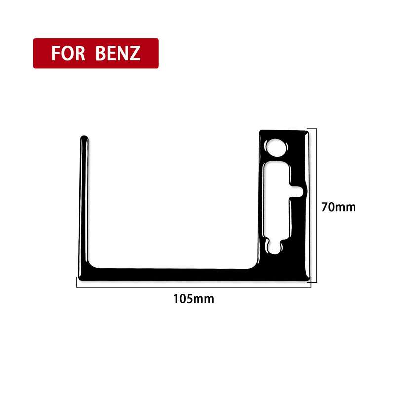 For Mercedes-Benz E-Class W210 1996-2002 Car Passenger AC Air Outlet Decorative Sticker, Right Drive