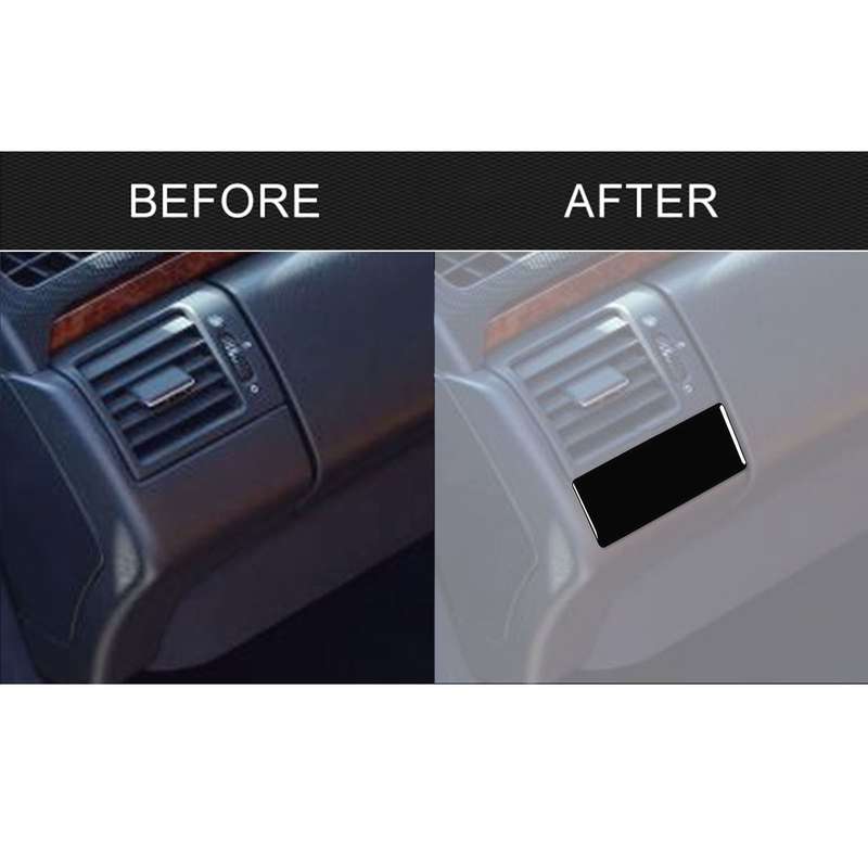 For Mercedes-Benz E-Class W210 1996-2002 Car Driver AC Air Outlet Decorative Sticker, Right Drive