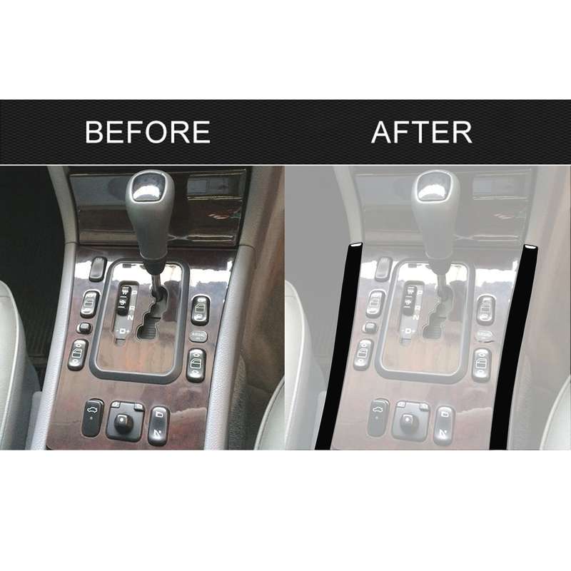 For Mercedes-Benz E-Class W210 1996-2002 Car Gear Decorative Sticker, Left and Right Drive Universal