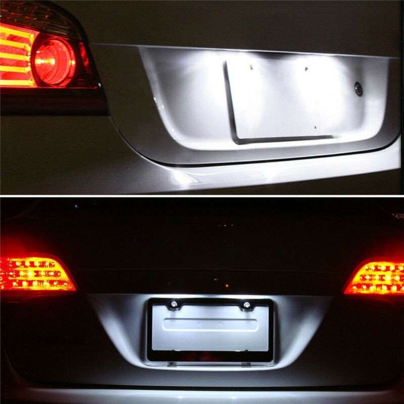 2pcs For Ford Focus 2015- Car License Plate Lamp